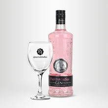 Laden Sie das Bild in den Galerie-Viewer, Puerto de Indias Strawberry Gin, 0,7l + Puerto de Indias Copa Glas