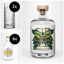 Laden Sie das Bild in den Galerie-Viewer, SIEGFRIED Wonderleaf – alkoholfrei + 6x GOLDBERG Tonic nach Wahl + 2x Highballglas