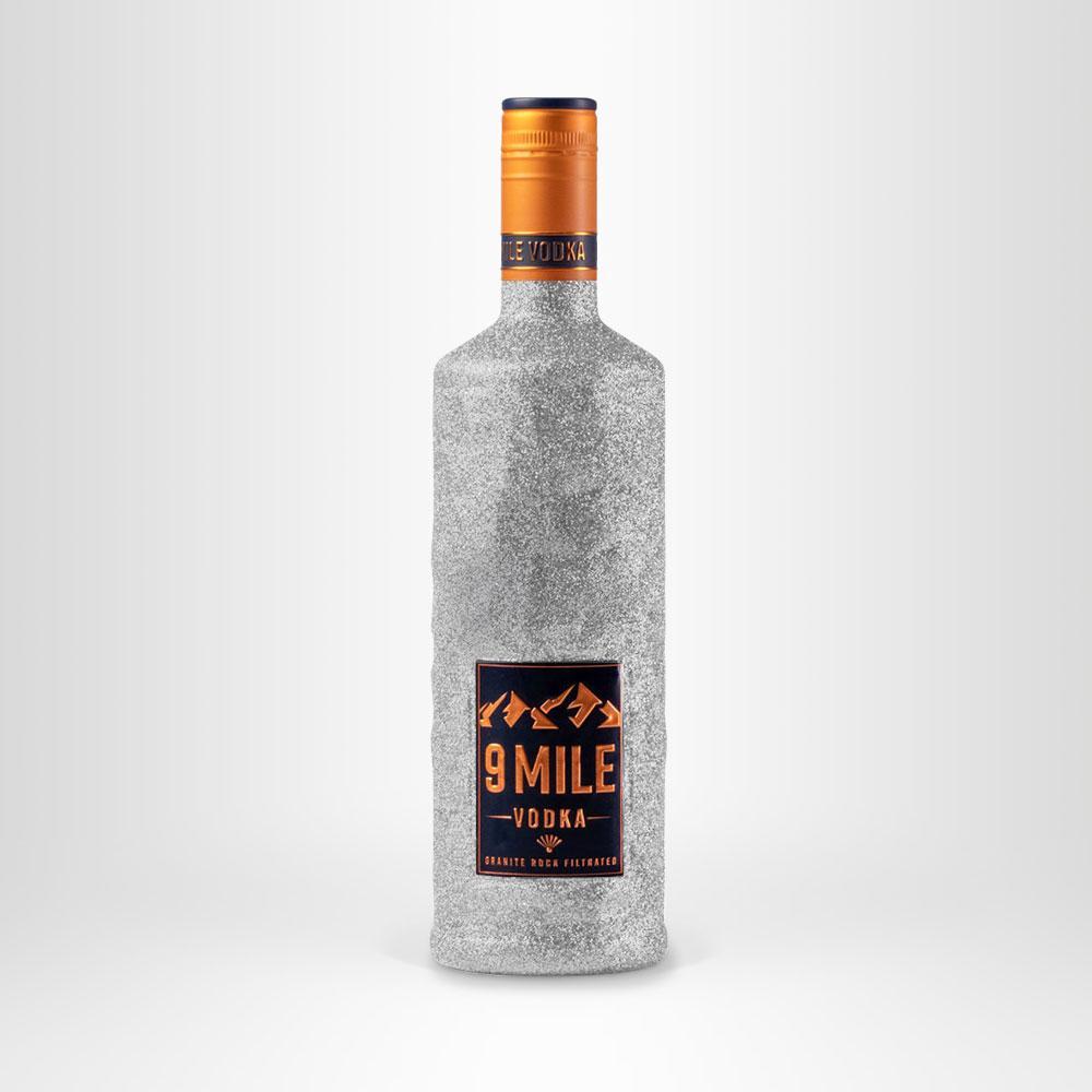 9 MILE Vodka Bling Bling Edition, 0,7l – Silber
