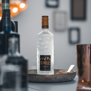 9 MILE Vodka, 0,7l + 9 MILE Vodka Highball Glas