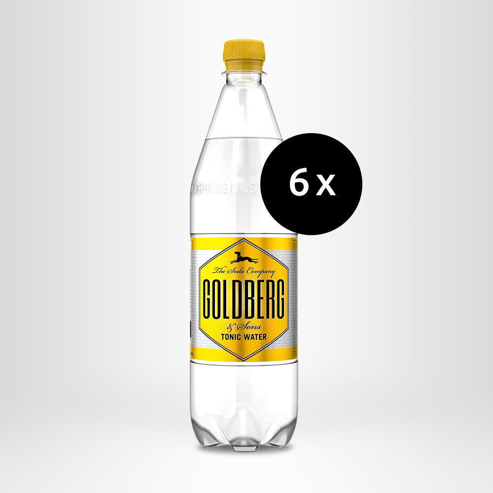 6x GOLDBERG Tonic Water, 1,0l