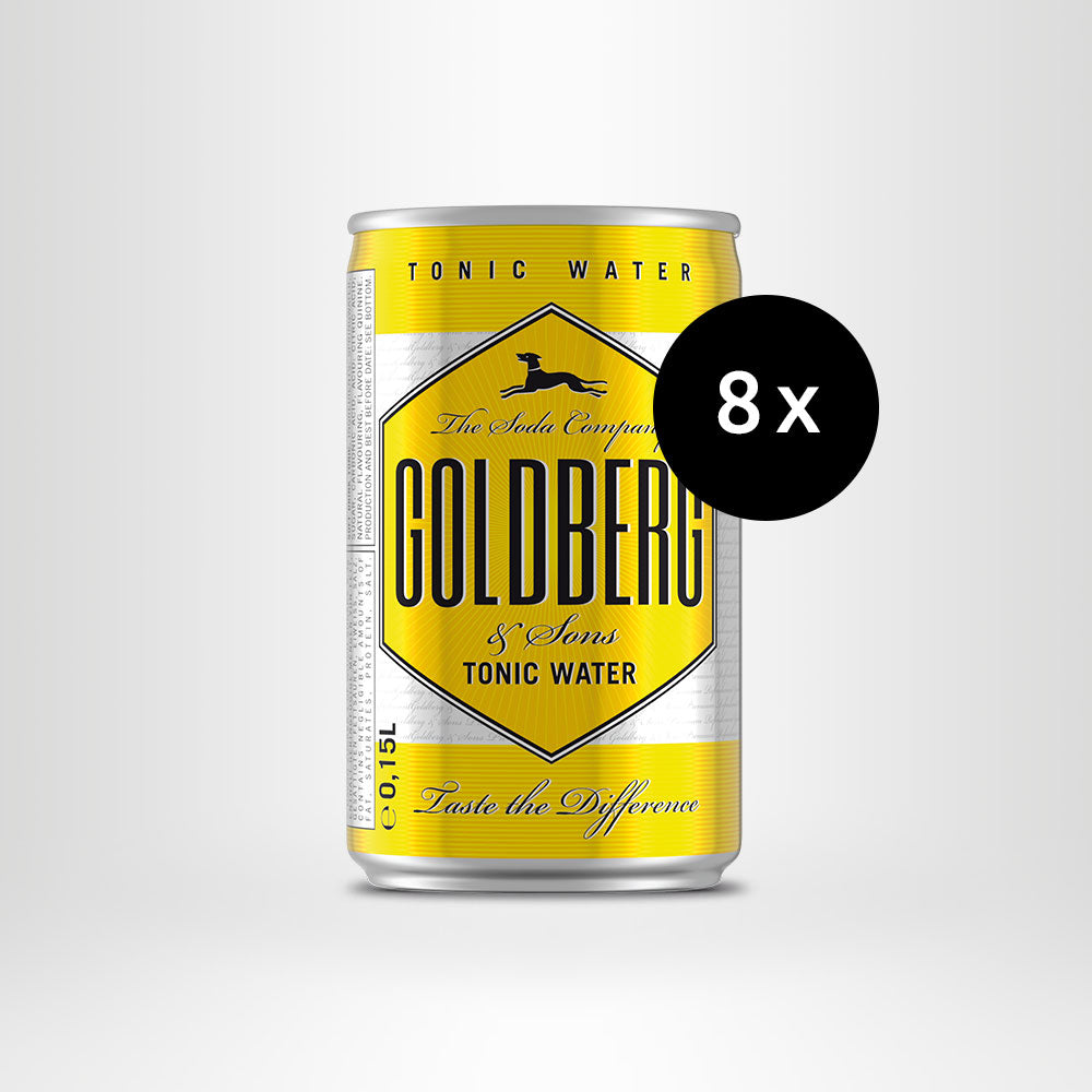GOLDBERG Tonic Water, 8x 0,15l