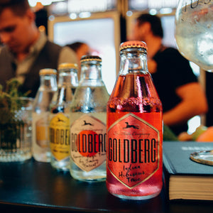 SIEGFRIED Wonderleaf – alkoholfrei + 6x GOLDBERG Tonic Water nach Wahl + 2x Highballglas