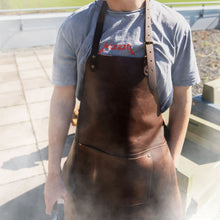 Laden Sie das Bild in den Galerie-Viewer, Premium Leder-Grillschürze
