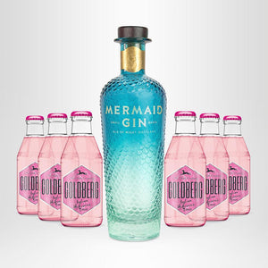 MERMAID Gin 0,7l + 6x GOLDBERG Tonic Water nach Wahl, 0,2l  - versandkostenfrei