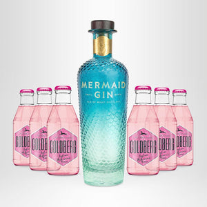 MERMAID Gin 0,7l + 6x GOLDBERG Tonic Water nach Wahl, 0,2l  - versandkostenfrei