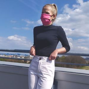 SCAVI & RAY Mund-Nasen-Schutzmaske, Pink