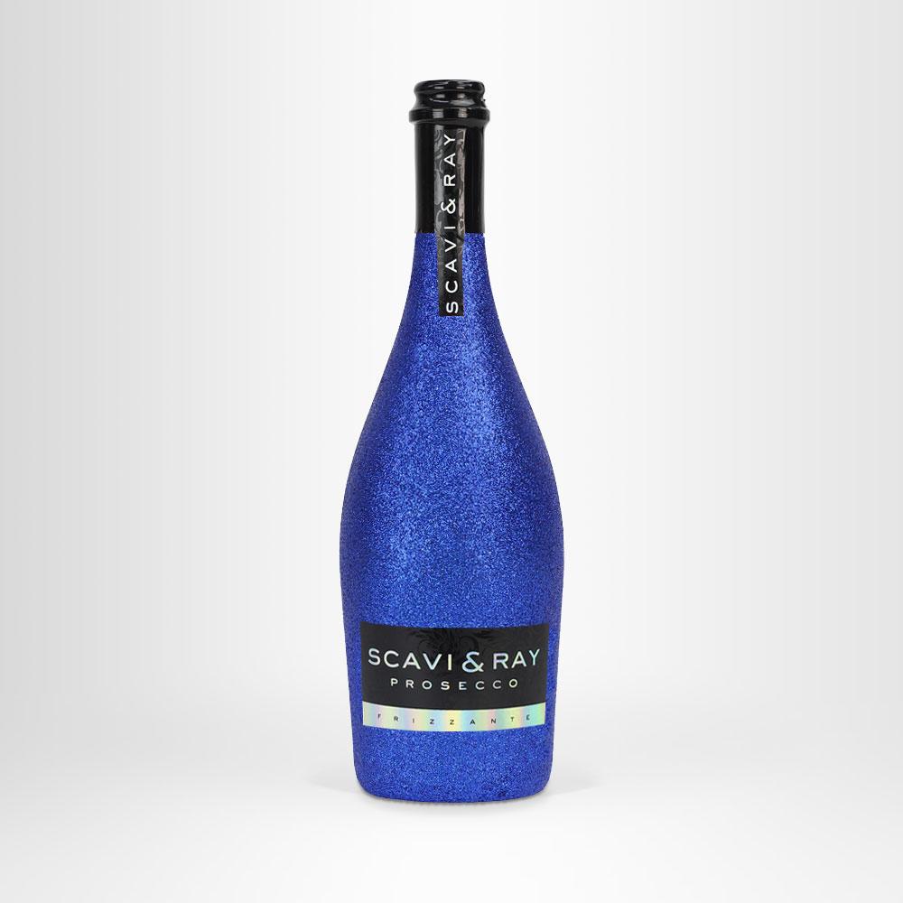 SCAVI & RAY Frizzante Bling-Bling-Edition, 0,75l – Blau