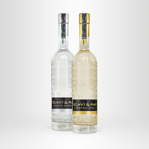 SCAVI & RAY Grappa Bianca, 0,7l + SCAVI & RAY Grappa Oro, 0,7l