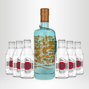 Silent Pool Gin, 0,7l + 6x GOLDBERG Japanese Yuzu, 0,2l – versandkostenfrei!