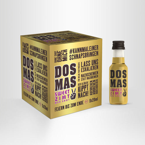 DOS MAS MEX SHOT Partywürfel (PET), 9x20ml