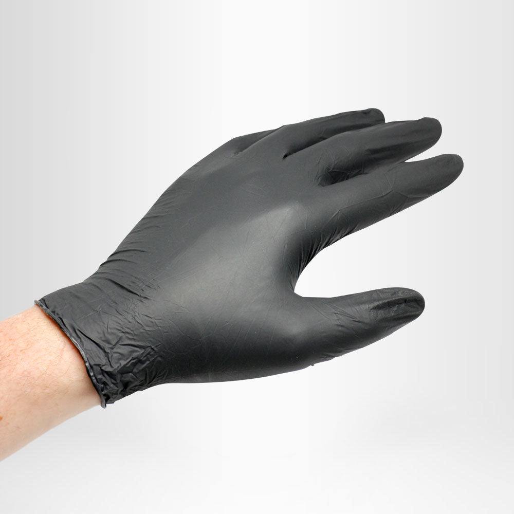 nitril handschuhe lebensmittelecht 100x Nitril-Einweghandschuhe XL, ungepudert, schwarz, lebensmittelecht –  greatr-drinks.com