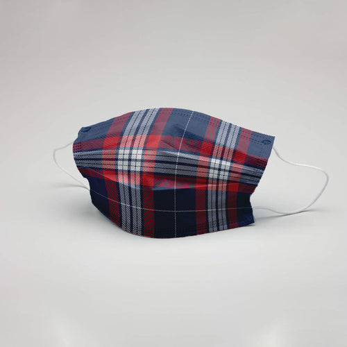 greatr® Community-Maske, Plaid, waschbar