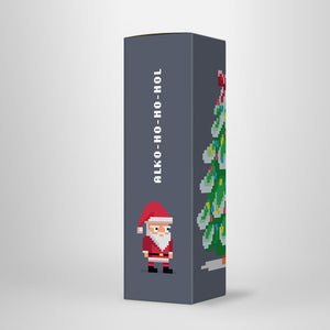 Prosecco in Geschenkbox – SCAVI & RAY nach Wahl – „Santa Pixel“