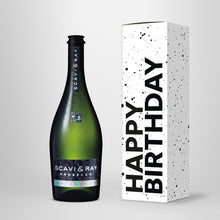 Laden Sie das Bild in den Galerie-Viewer, Prosecco in Geschenkbox – SCAVI &amp; RAY nach Wahl – „Happy Birthday“