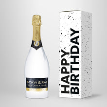 Laden Sie das Bild in den Galerie-Viewer, Prosecco in Geschenkbox – SCAVI &amp; RAY nach Wahl – „Happy Birthday“