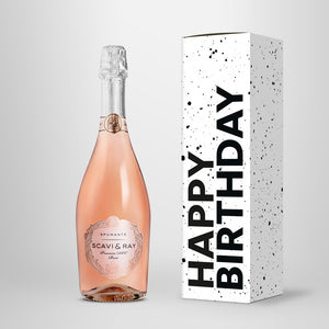 Prosecco in Geschenkbox – SCAVI & RAY nach Wahl – „Happy Birthday“