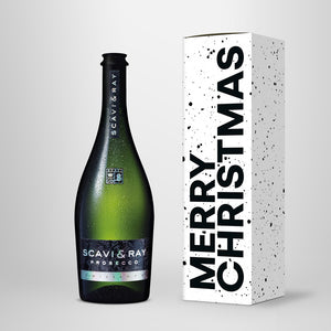 Prosecco in Geschenkbox – SCAVI & RAY nach Wahl – „Merry Christmas“