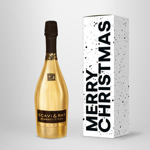 Prosecco in Geschenkbox – SCAVI & RAY nach Wahl – „Merry Christmas“