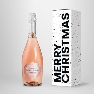 Prosecco in Geschenkbox – SCAVI & RAY nach Wahl – „Merry Christmas“