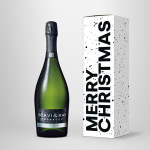 Prosecco in Geschenkbox – SCAVI & RAY nach Wahl – „Merry Christmas“