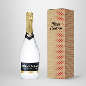 Prosecco in Geschenkbox – SCAVI & RAY nach Wahl – „Retro Christmas“