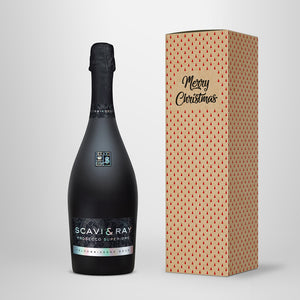 Prosecco in Geschenkbox – SCAVI & RAY nach Wahl – „Retro Christmas“