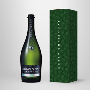 Prosecco in Geschenkbox – SCAVI & RAY nach Wahl – „Classic Christmas“