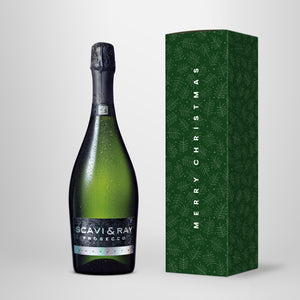 Prosecco in Geschenkbox – SCAVI & RAY nach Wahl – „Classic Christmas“